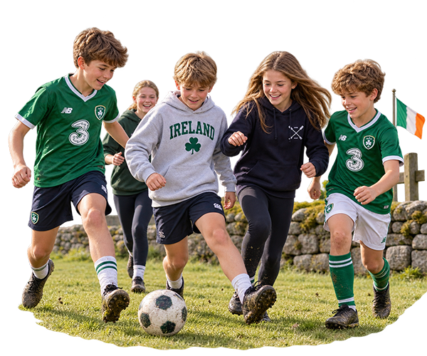 Jóvenes disfrutando de actividades durante una inmersión lingüística en Irlanda